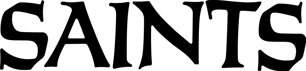 New Orleans Saints 1967-Pres Wordmark Logo fabric transfer version 2